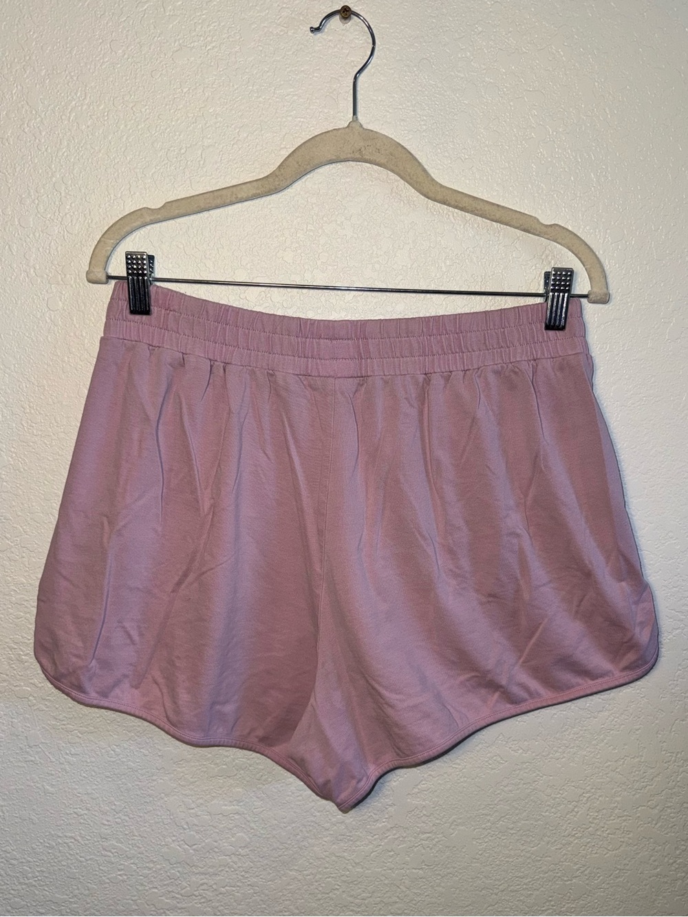 PACT Lavender Organic Cotton Pull On Casual Dolphin Lounge Shorts Size M - Picture 6 of 6